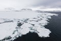 Iceberg floats in the polar sea of Ã¢â¬â¹Ã¢â¬â¹Svalbard, Spitsbergen,